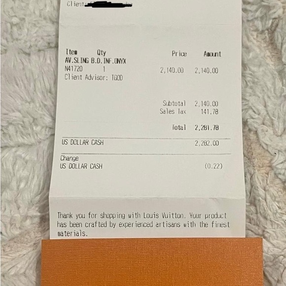 COPY - LOUIS VUITTON ,ORIGINAL MEN SLING BAG - Picture 11 of 15